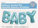Baby Blue Balloon Banner Kit